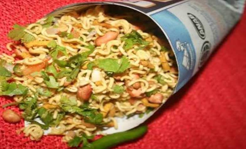 Noodle Bhel Puri the Indian Chaat 