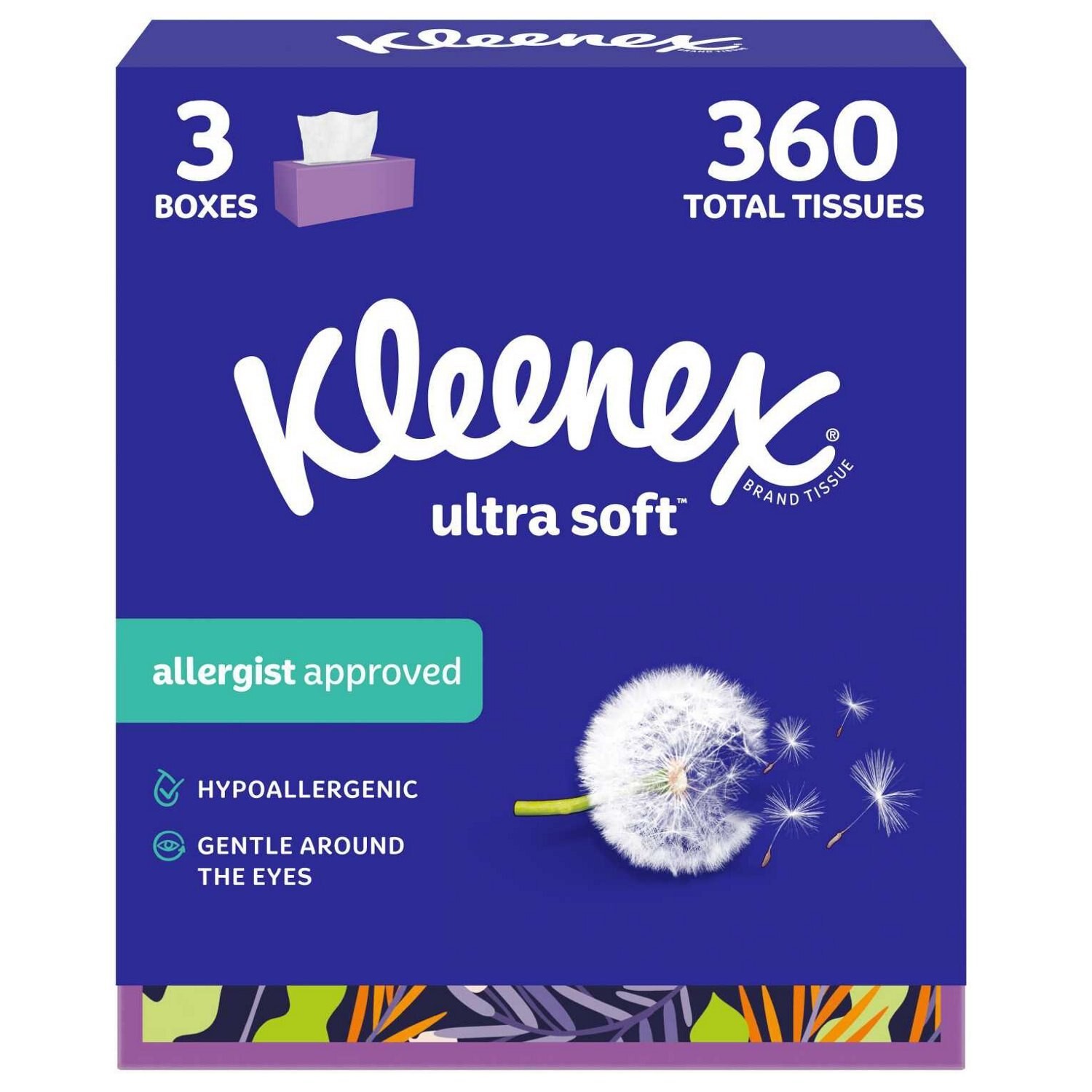 KLEENEX FACIAL TISSUE 3 PACK