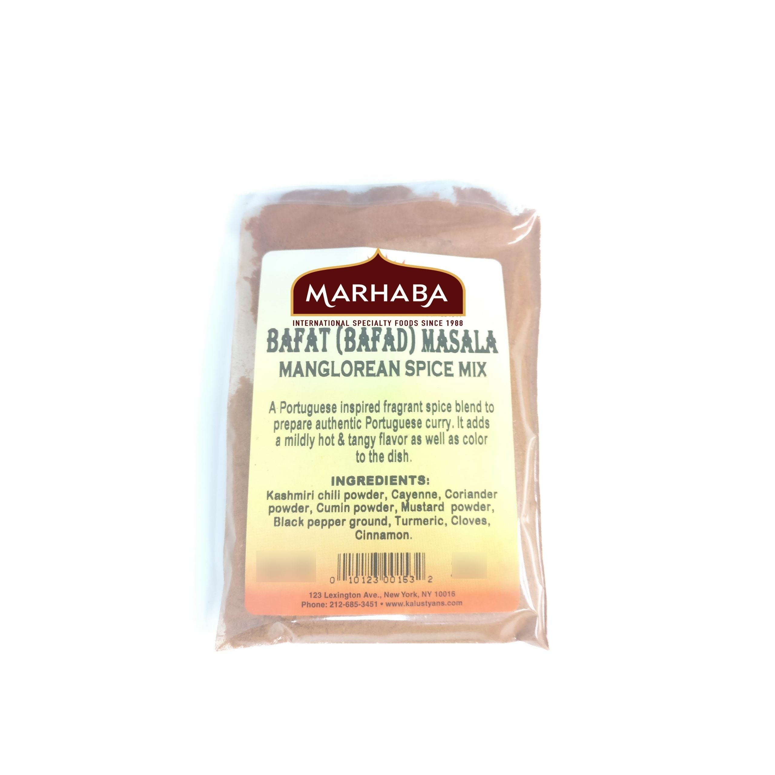 KALUSTYANS BAFAT MASALA MANGALOREAN SPICE 1 Lbs