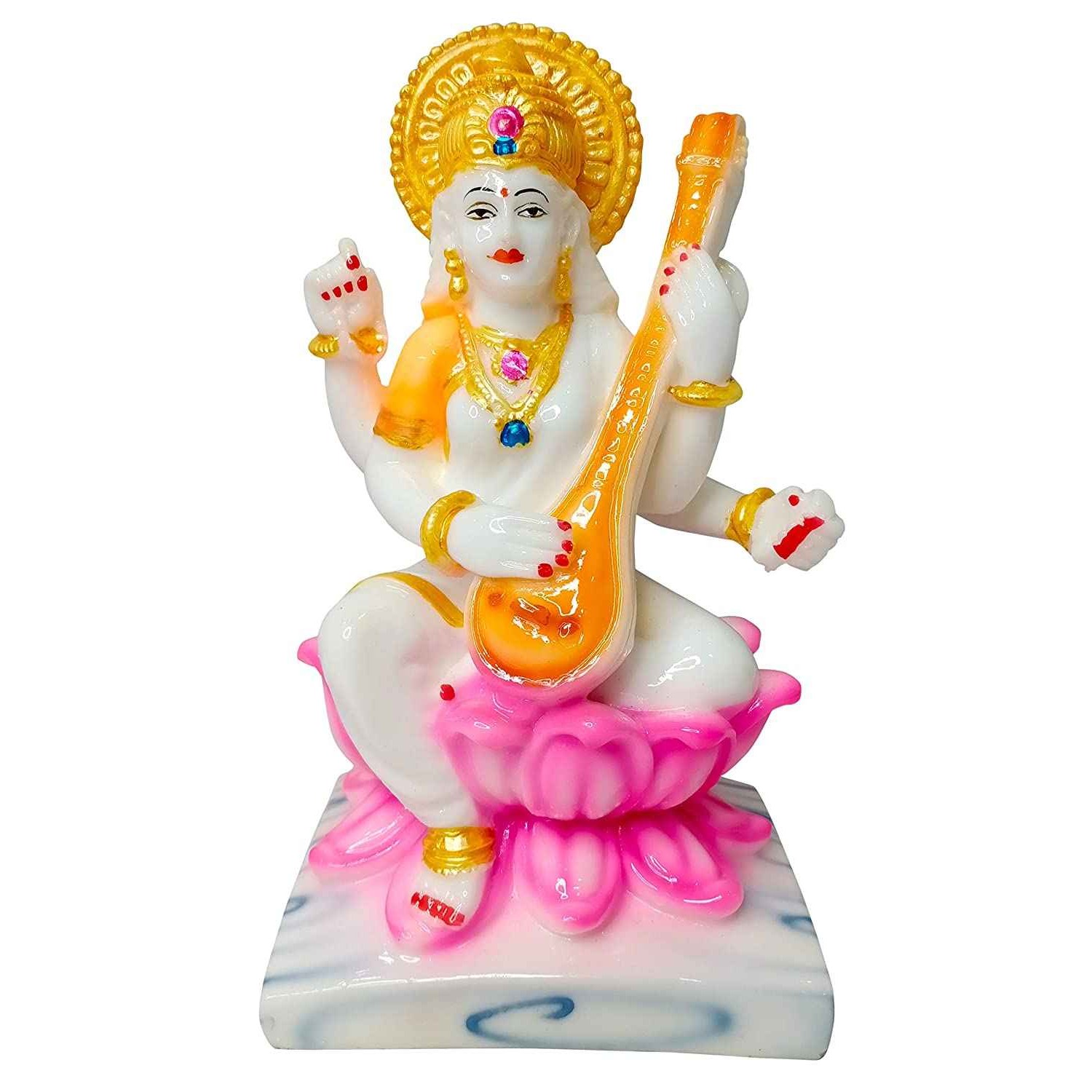 STATUE SARASWATI MAA 3.5 Inch 1 EACH