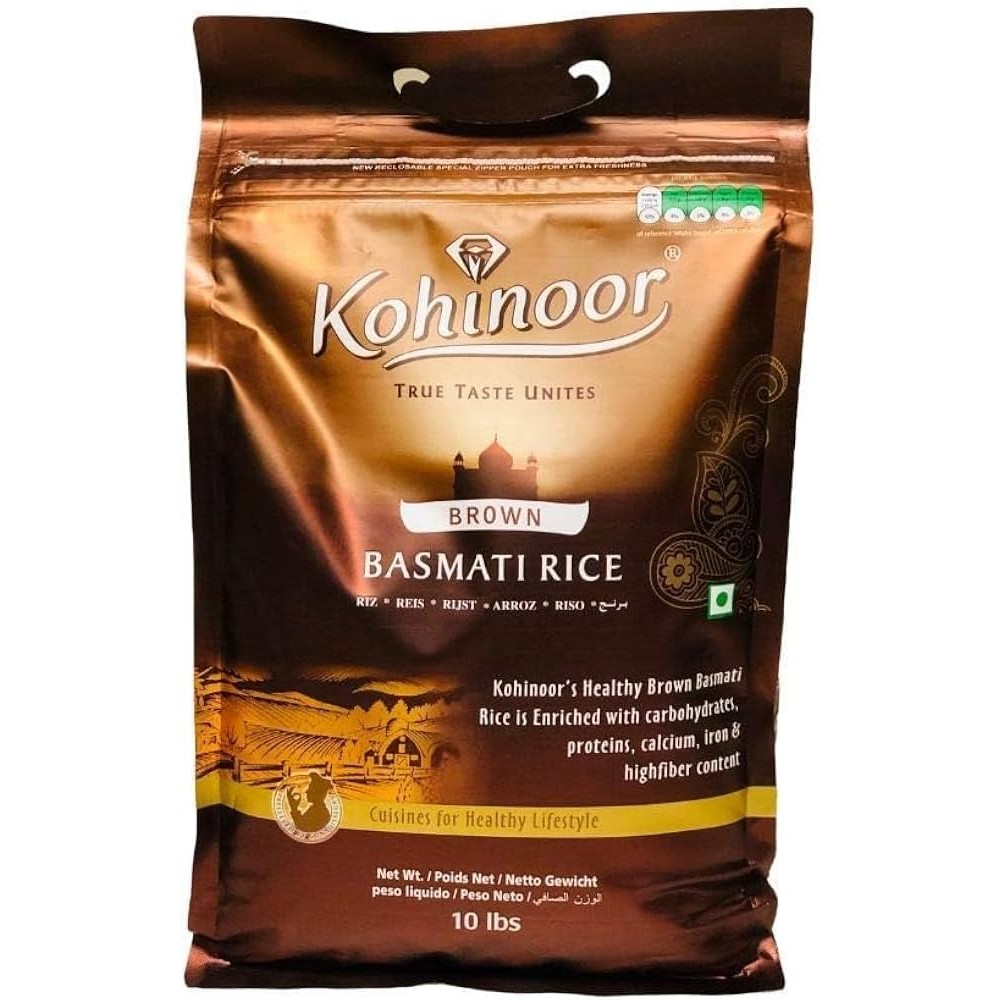 KOHINOOR BROWN BASMATI 10 LBS