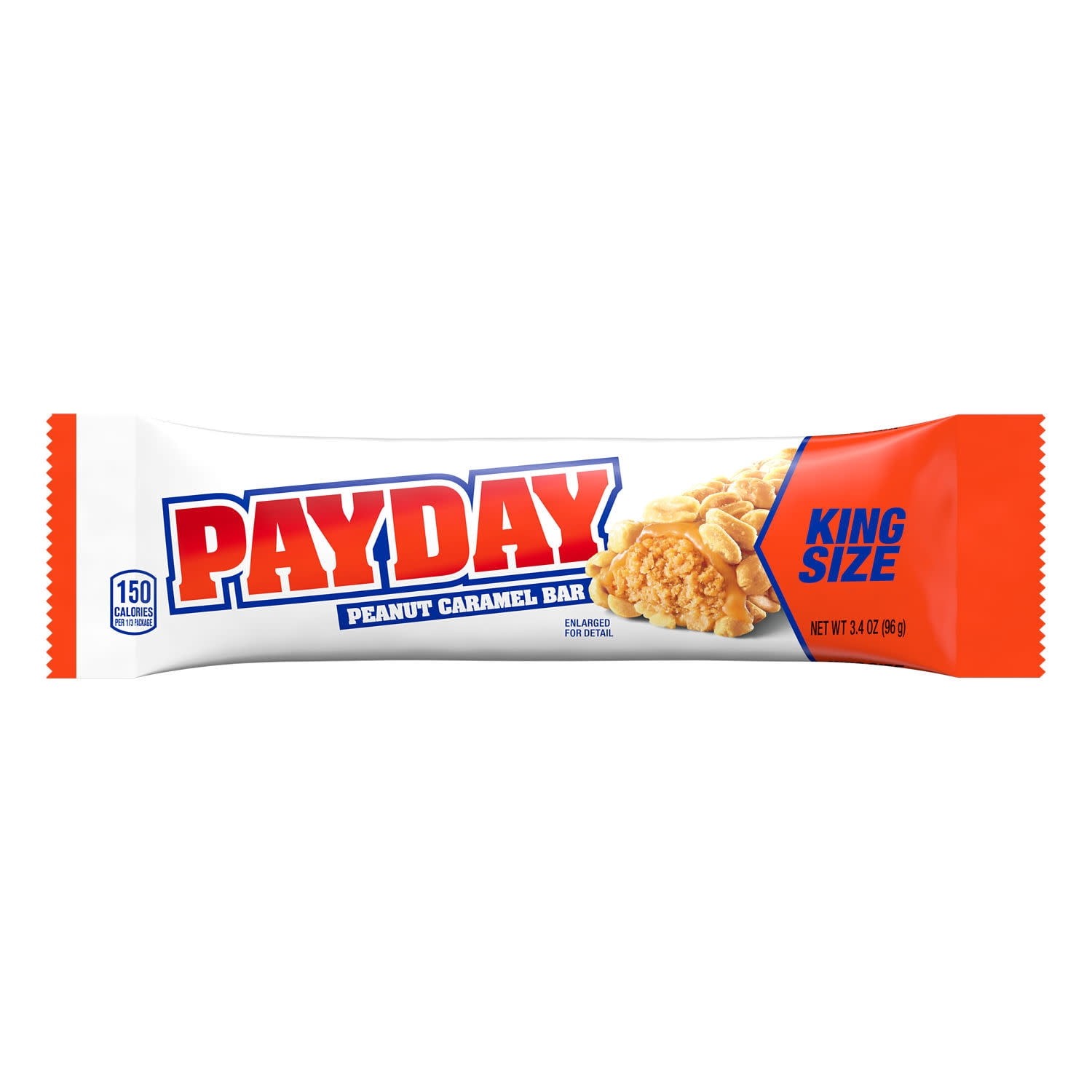 Payday King Size Candy Bar 3.4 OZ