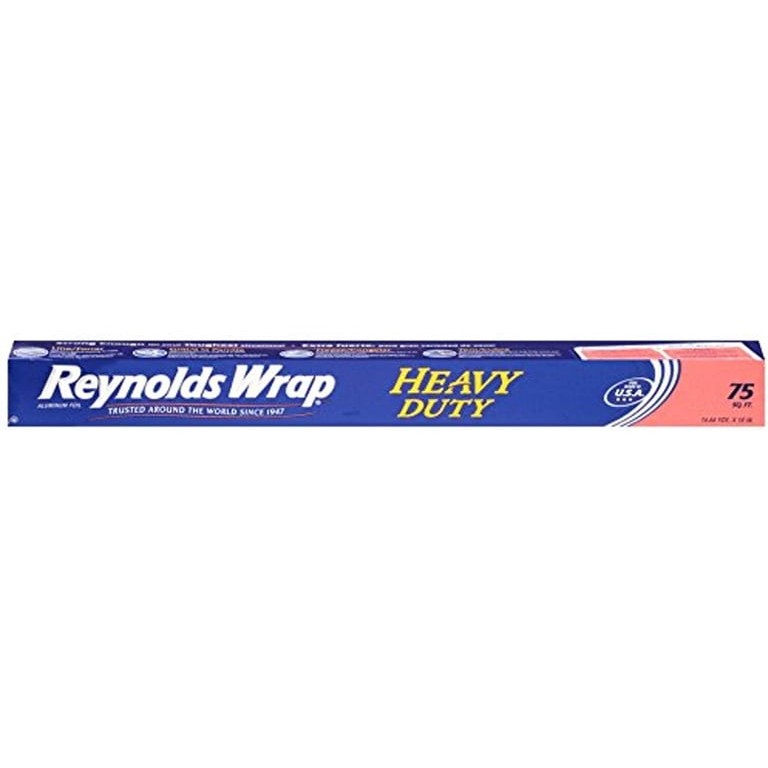 Reynolds Wrap Heavy Duty Aluminum Foil 75 FEET 75 FOOT