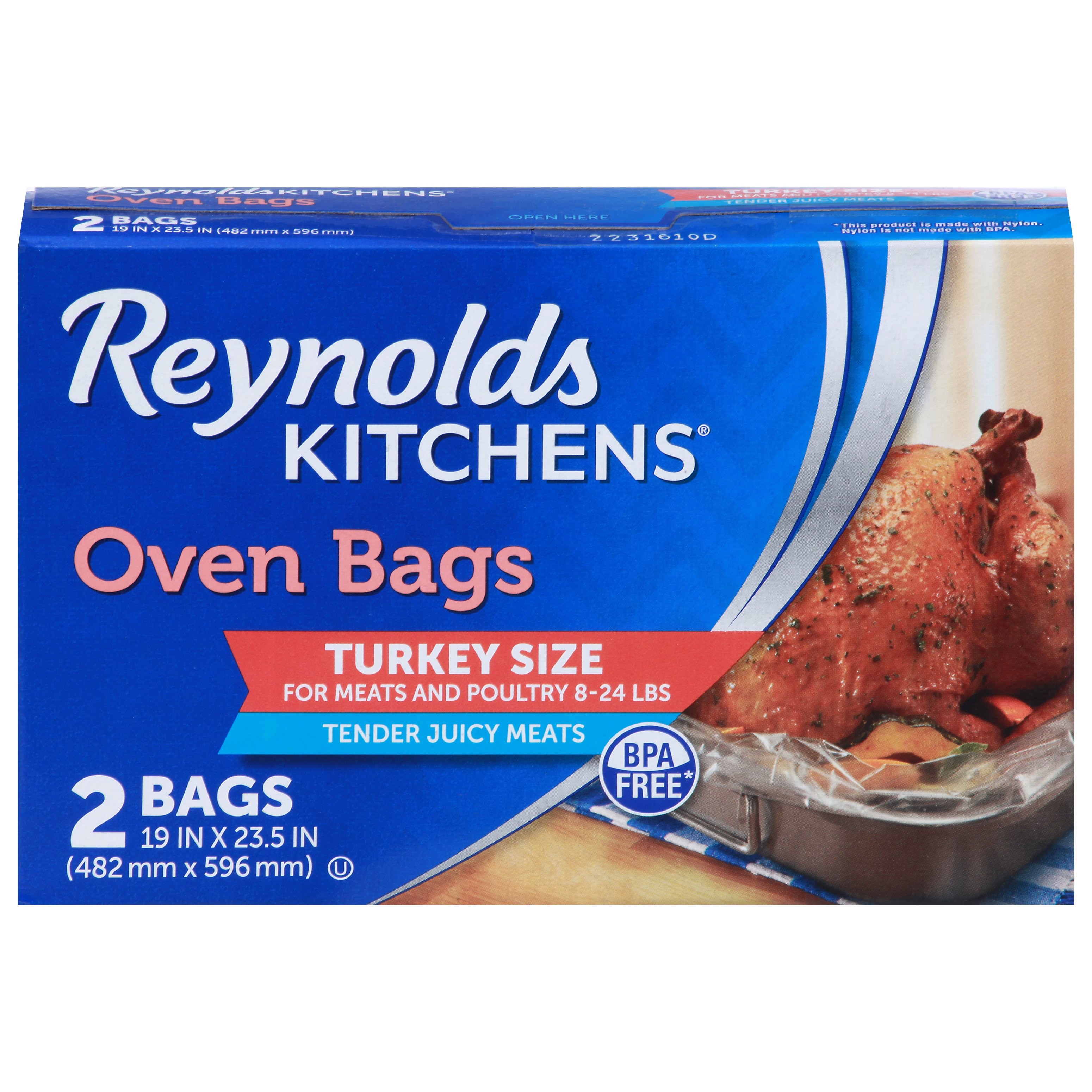 Reynolds Turkey Oven Bag 19X23 2 COUNT