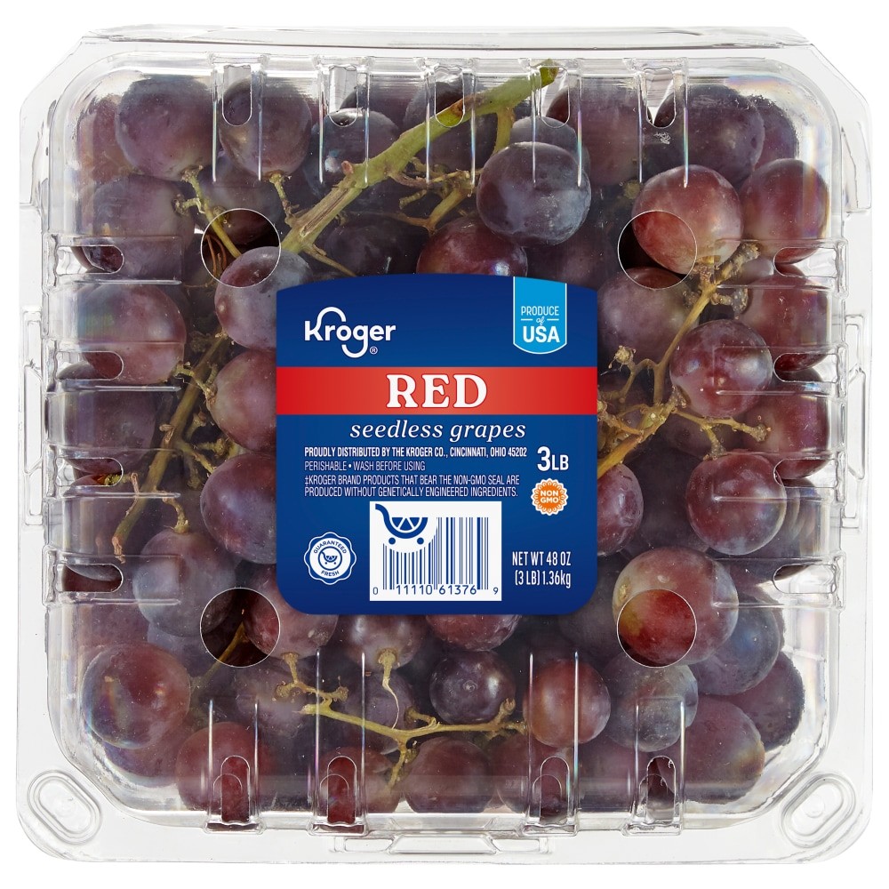 Red Seedless Grapes 3 Each