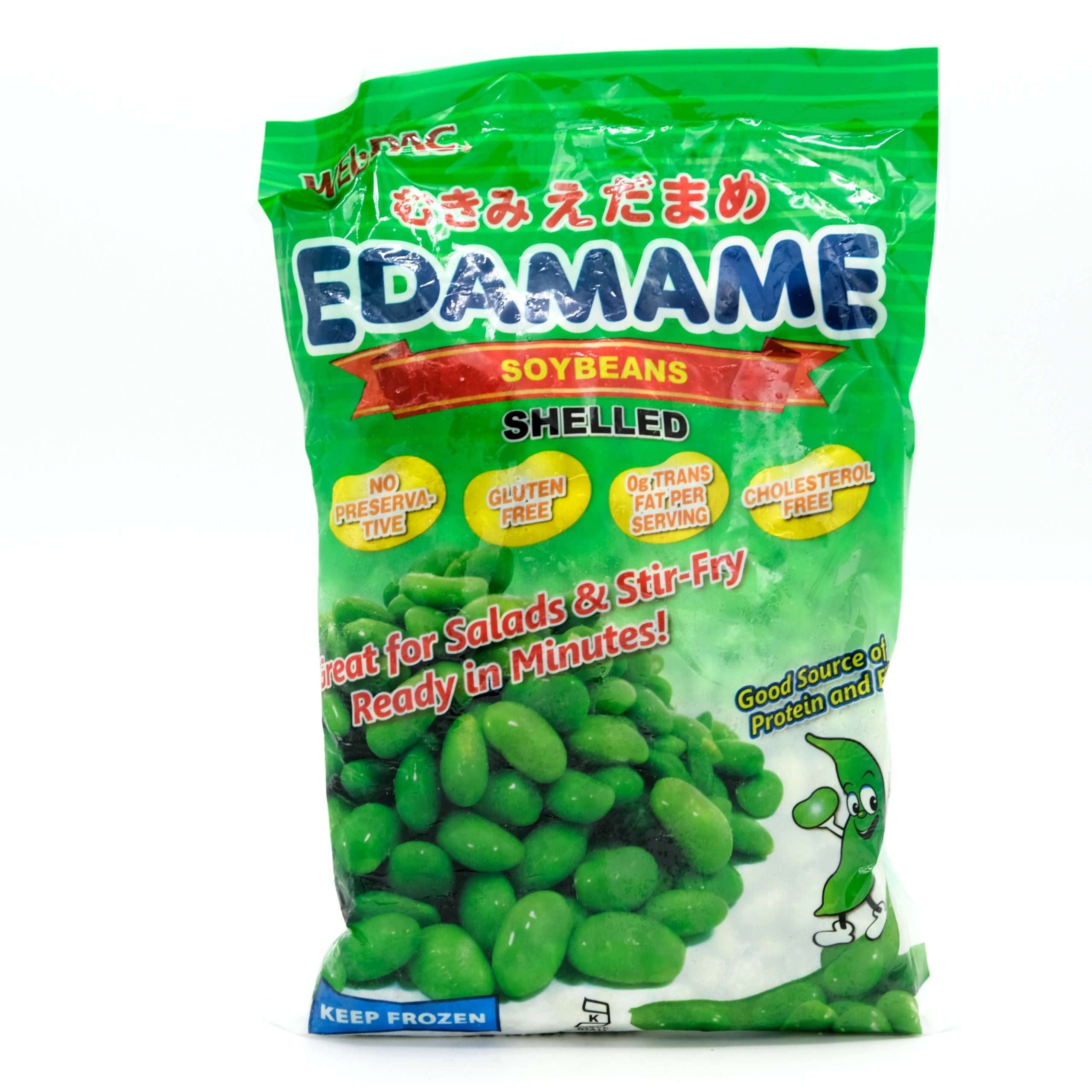 WEL.PAC   EDAMAME SOYBEANS SHELLED SOYBEANS 1 Lbs