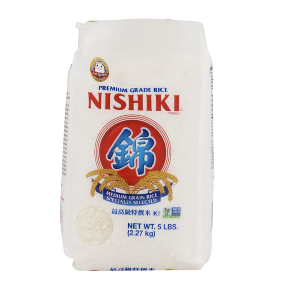 NISHIKI PREMIUM GRADE MEDIUM GRAIN RICE 5 Lbs