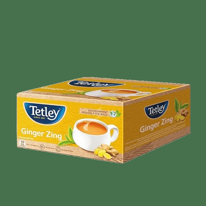 TETLEY GINGER TEA 10 COUNT