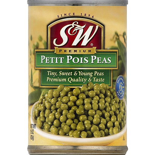 SandW Young Sweet Peas 15 OZ