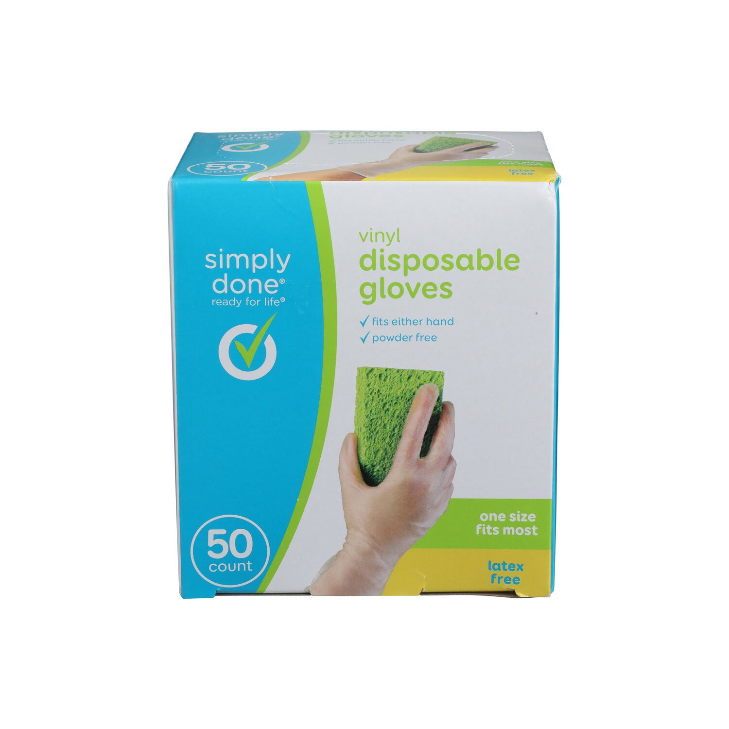 SIMPLY DONE DISP VINYL GLOVES 10 COUNT