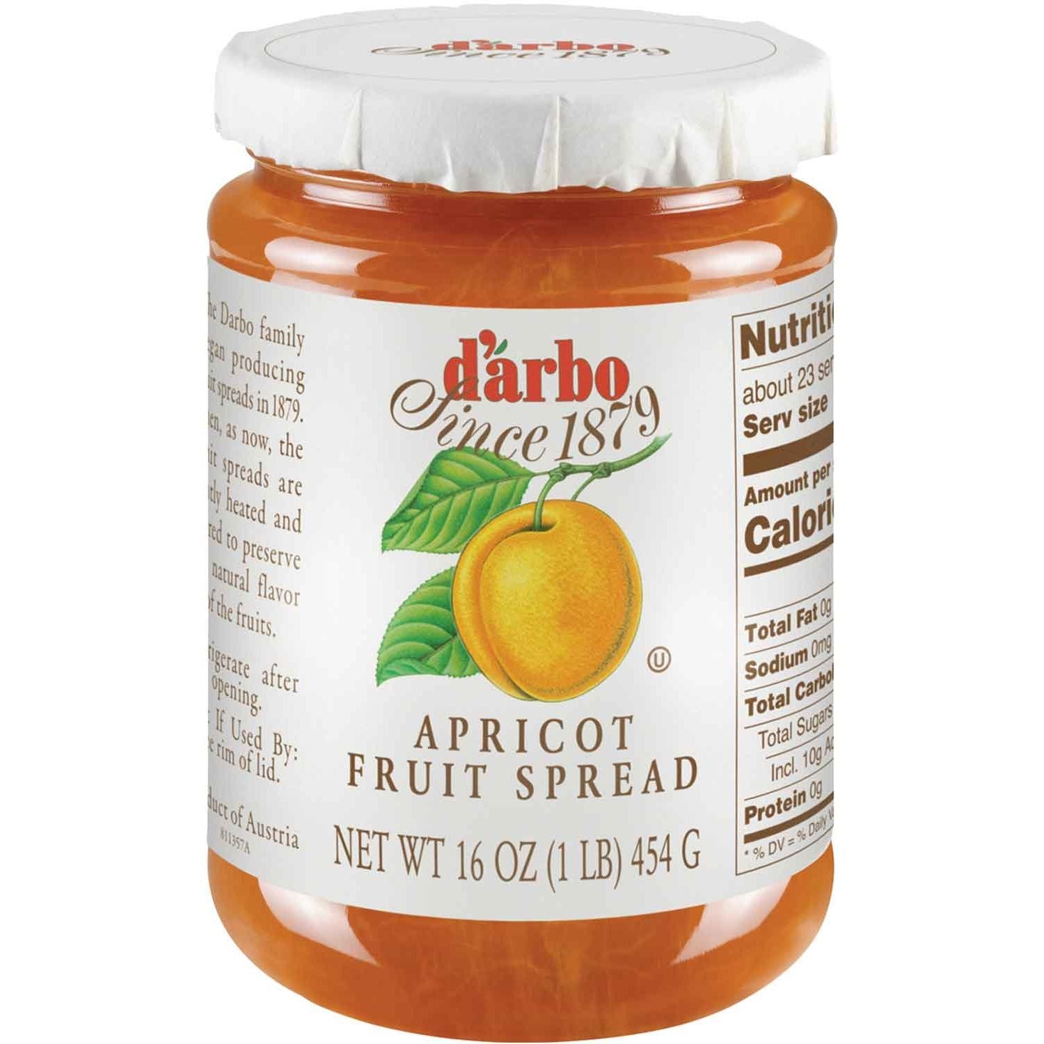 DARBO FRUIT SPREAD APRICOT 1 Lbs