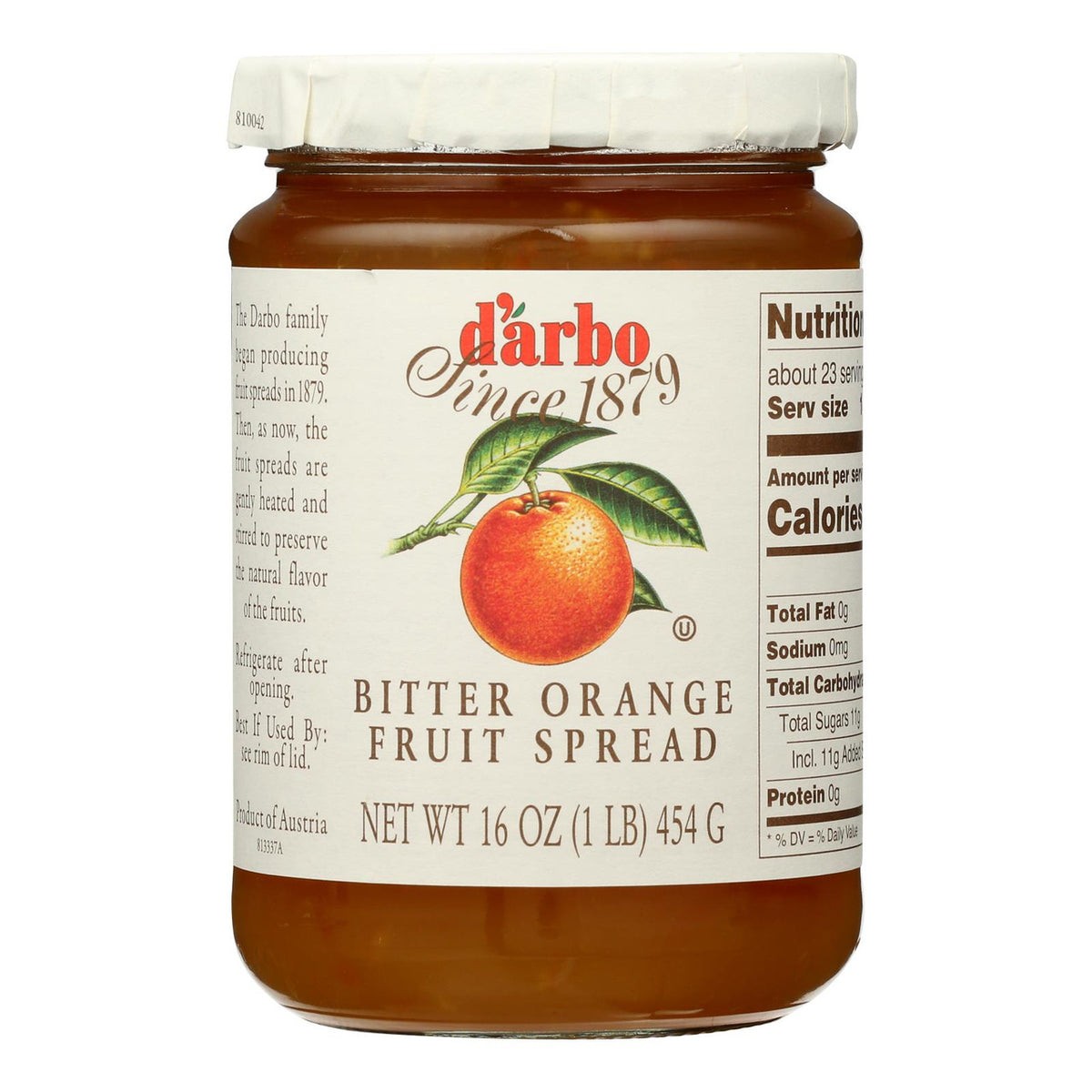 DARBO DARBO BITTER ORANGE SPREAD 1 Lbs