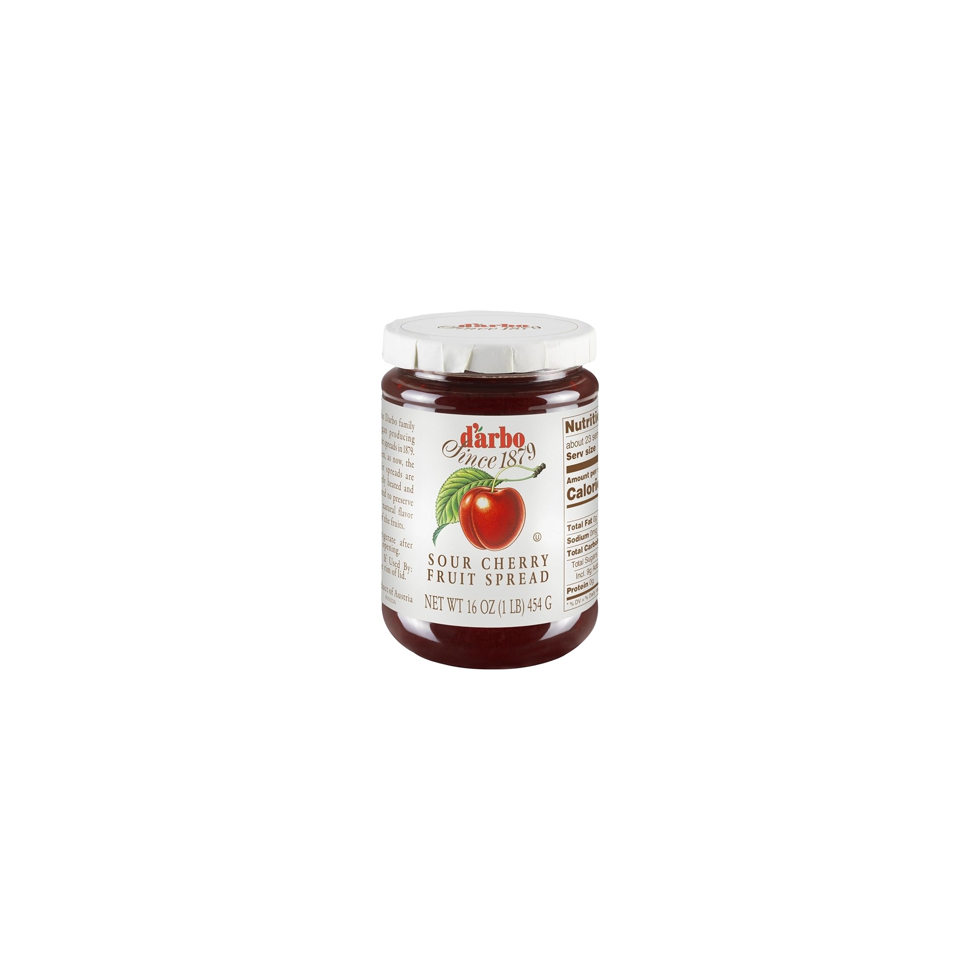 DARBO MARASQUE SOUR CHERRY FRUIT SPREAD 1 Lbs