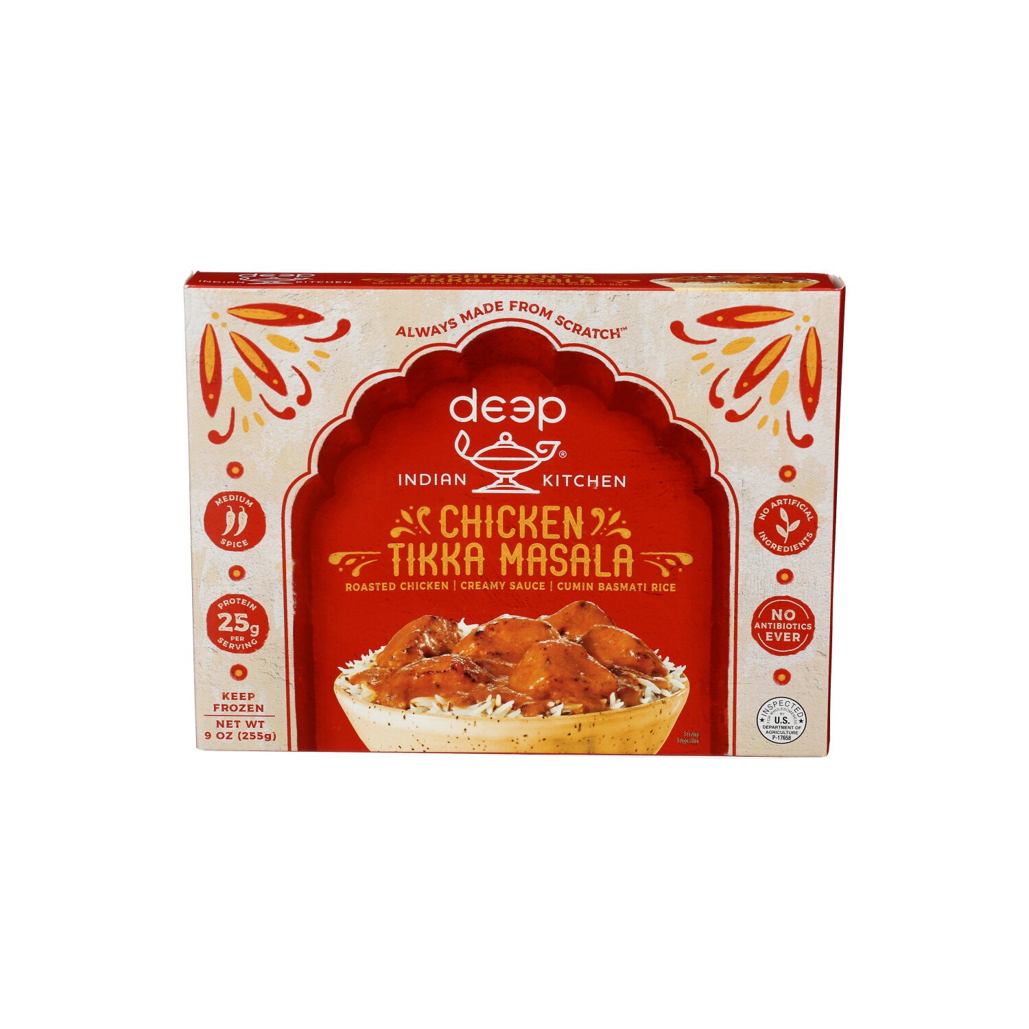 DEEP CHICKEN TIKKA WITH RICE