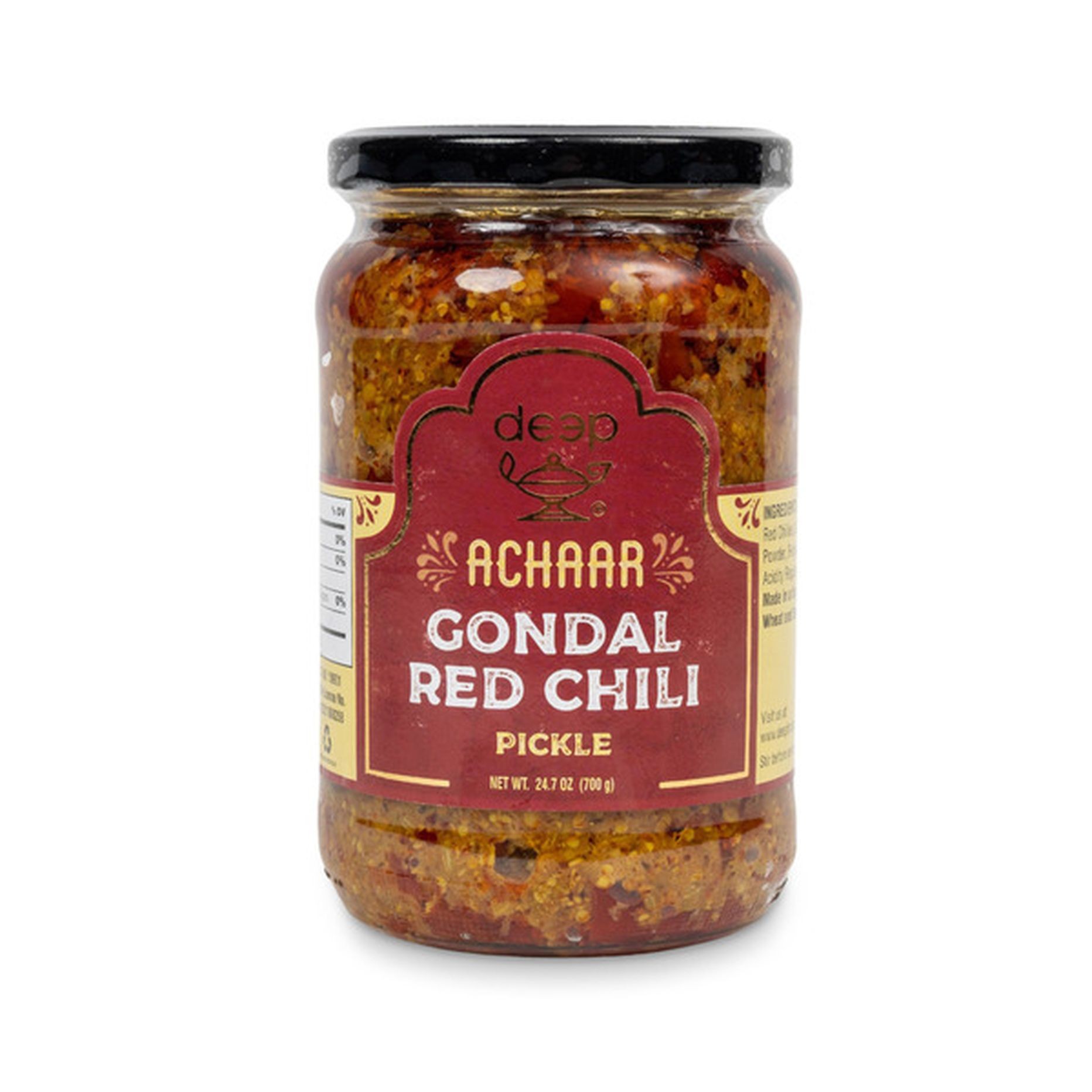 Deep Red Chilli Pickle 24.7 OZ