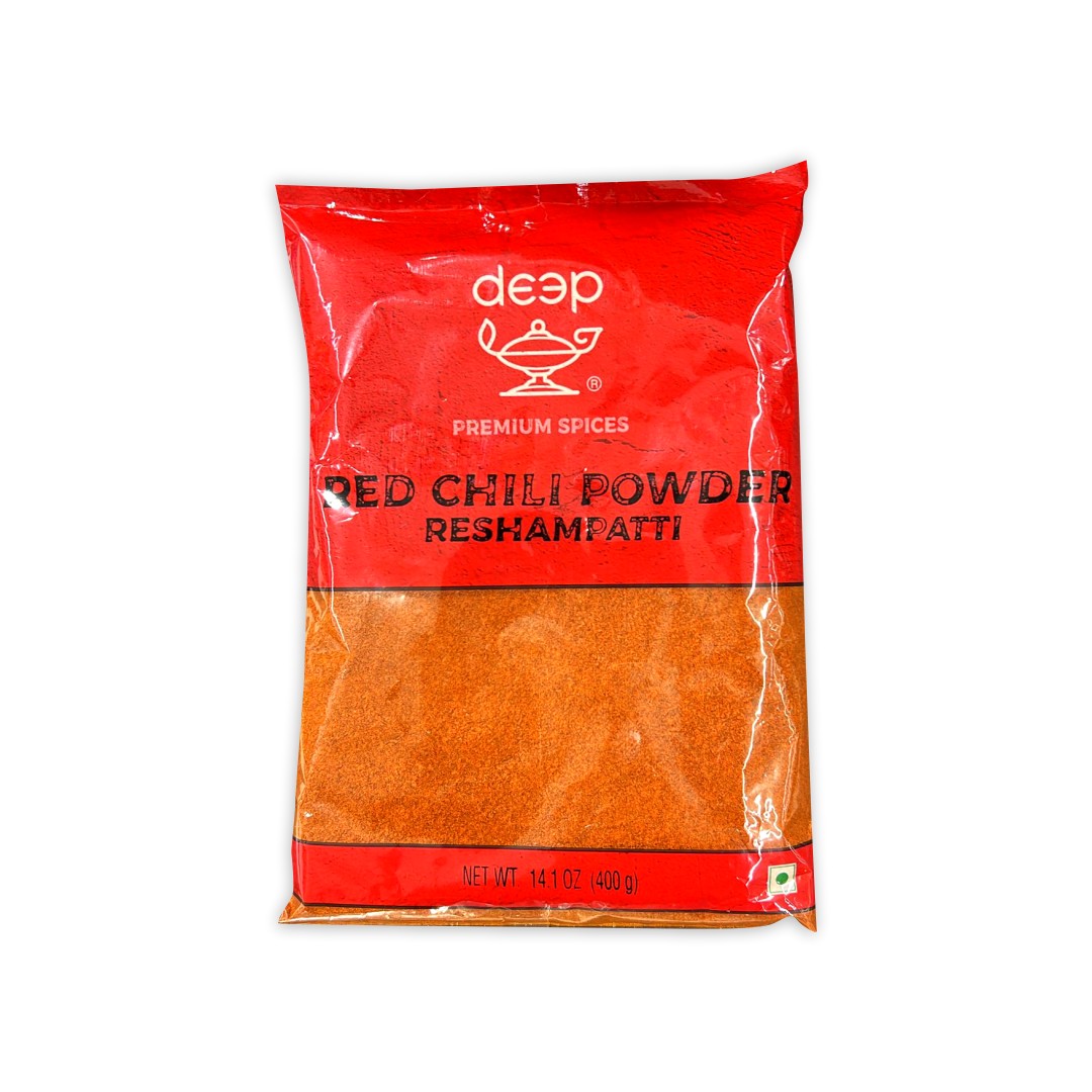 DEEP RED CHILLI POWDER RESHAMPATTI 400 GM