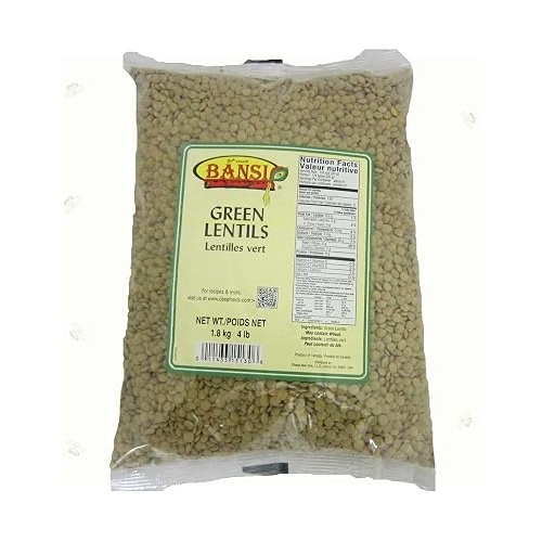 BANSI GREEN LENTILS 4 LBS