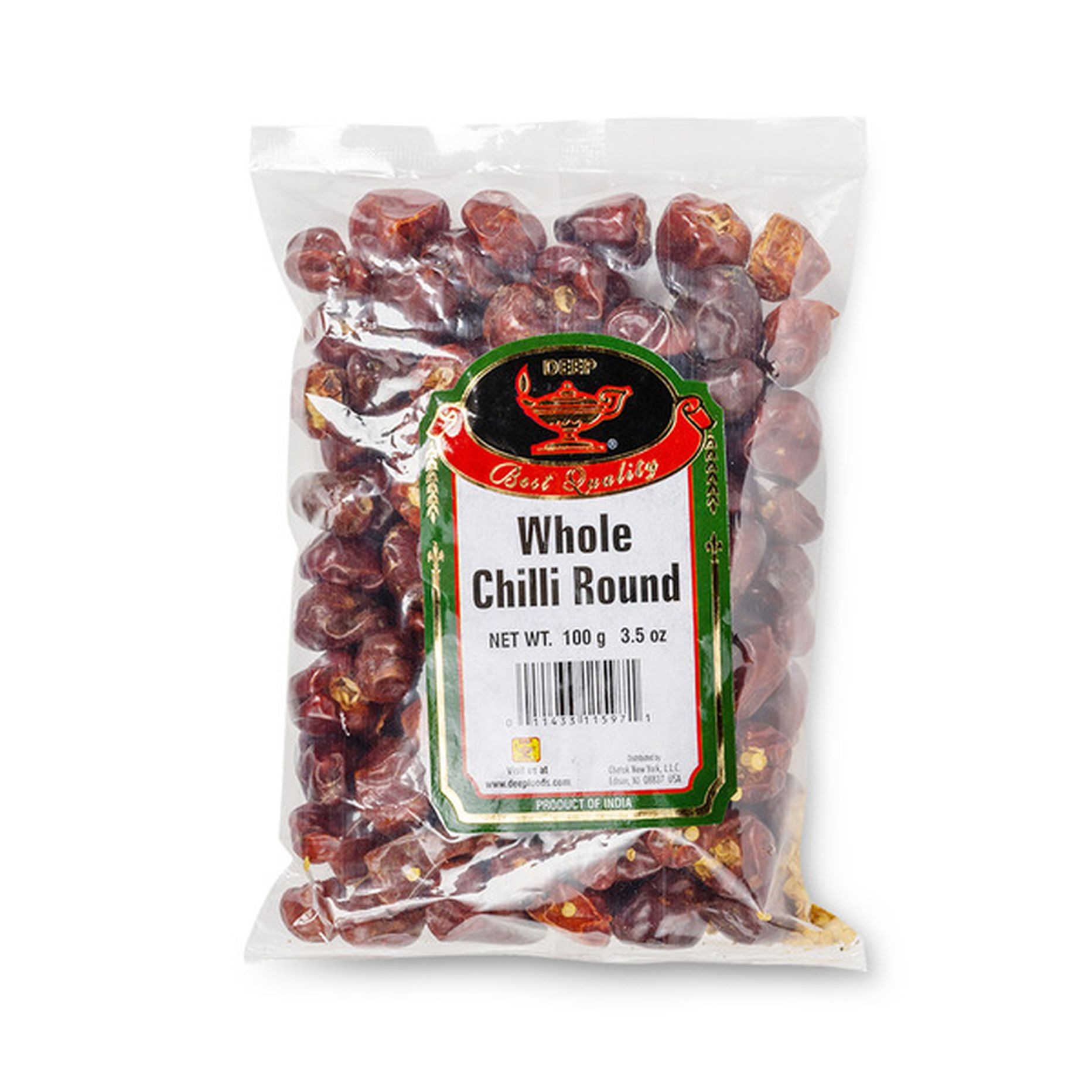 Deep Whole Chilli Round 3.5 OZ