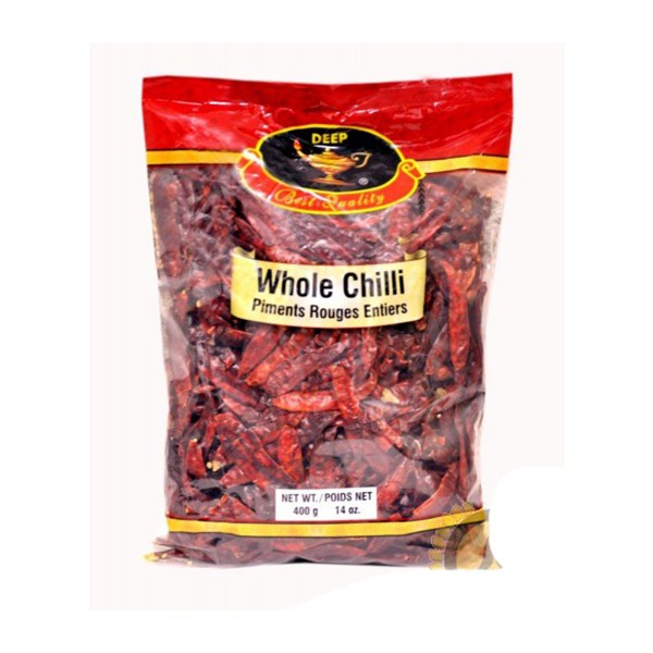DEEP RED CHILLI WHOLE 400 GM