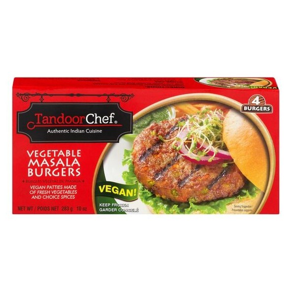 TANDOOR CHEF VEG MAS BURGER 0.63 LBS