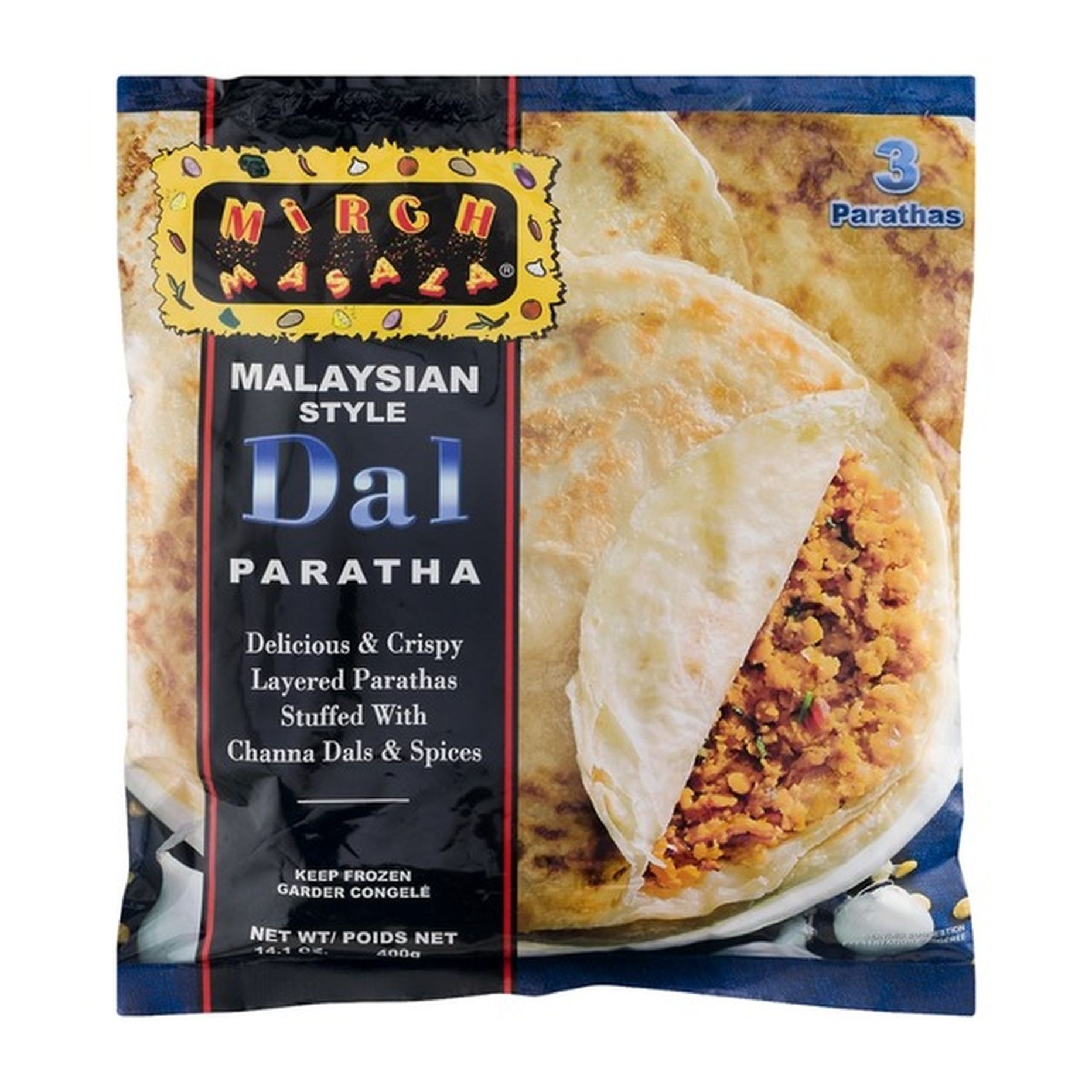 MIRCH MASALA DAL PARATHA 3 COUNT