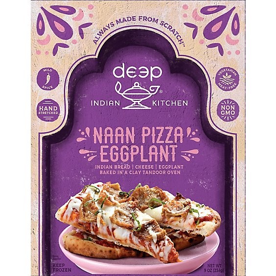 DEEP NAAN PIZZA EGGPLANT 9 OZ