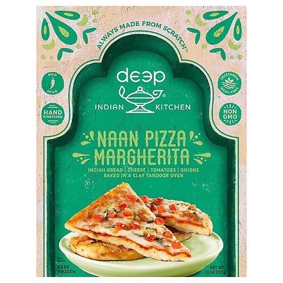 DEEP NAAN PIZZA MARGHERITA 7.8 OZ