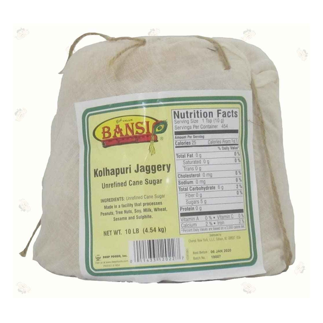 BANSI KOLHAPURI JAGGERY 10 LBS