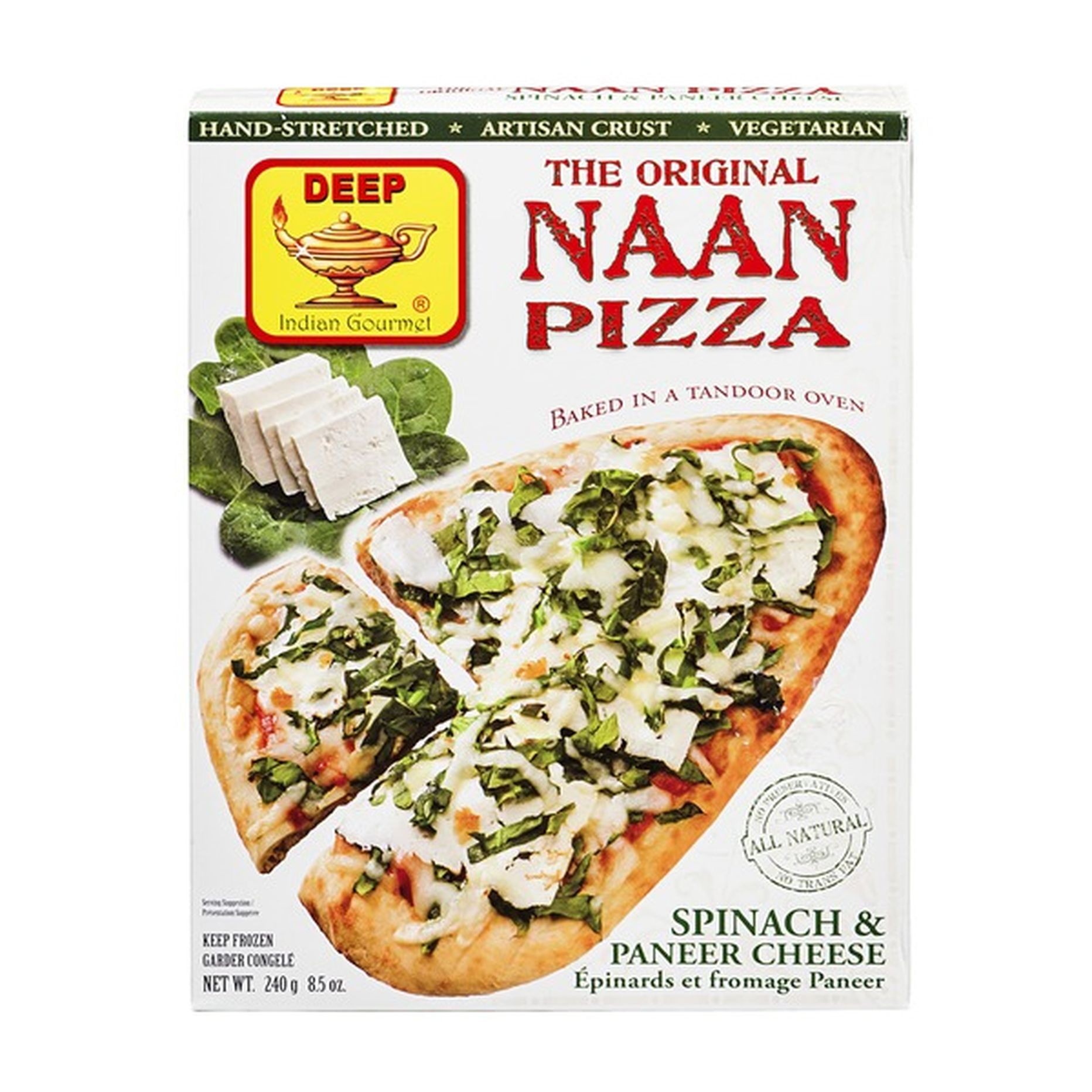 DEEP NAAN SPIN PIZZA 8.5 OZ