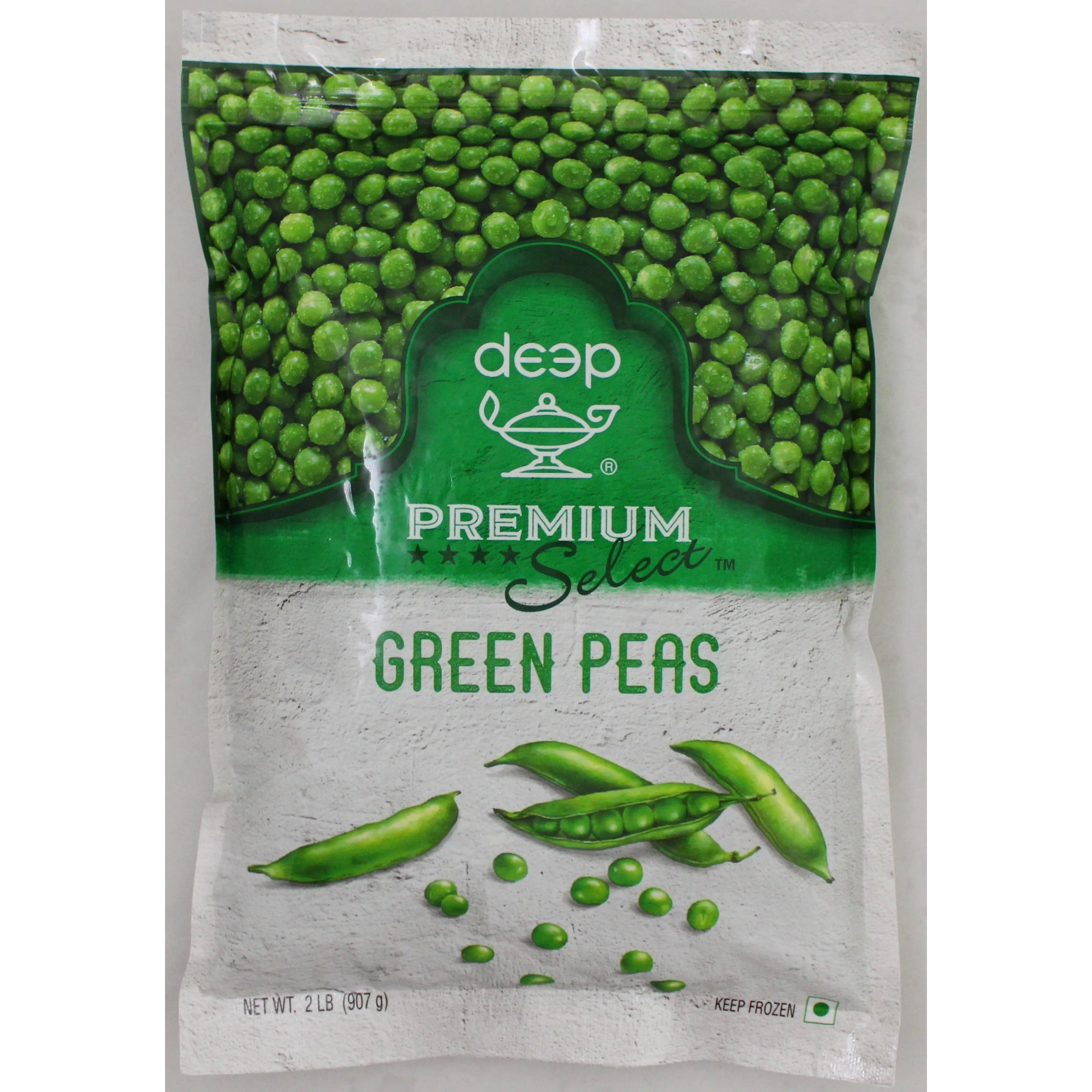 Deep Green Peas 2 LBS