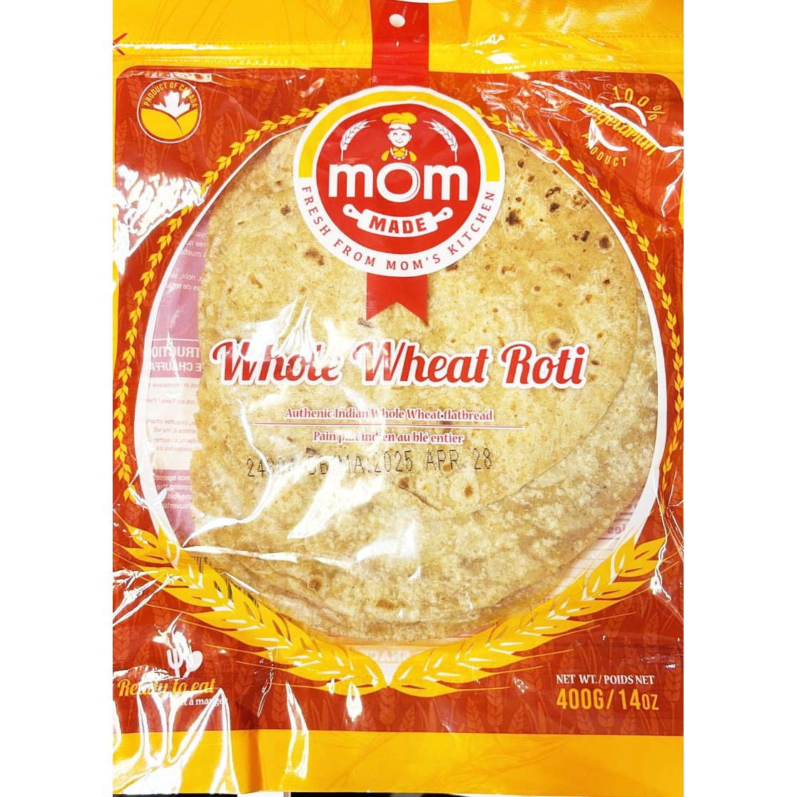 MM WHOLE WHEAT ROTI