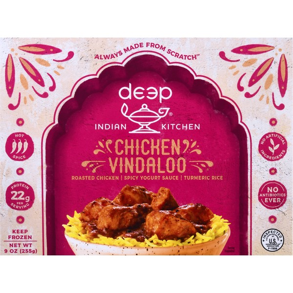 DEEP CHICKEN VINDALOO HOT 0.56 Lbs