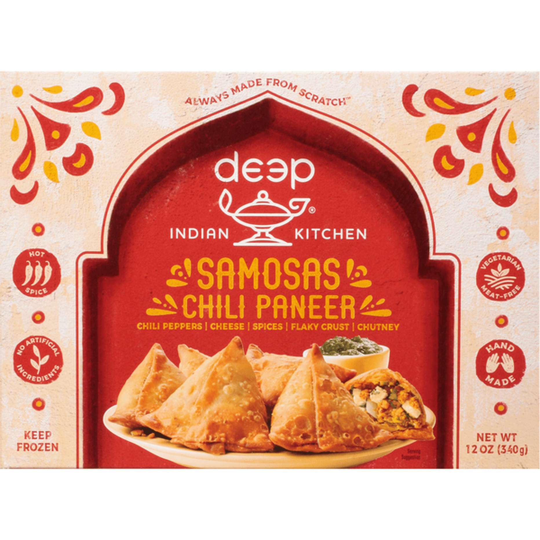 Deep Chilli Paneer Samosa