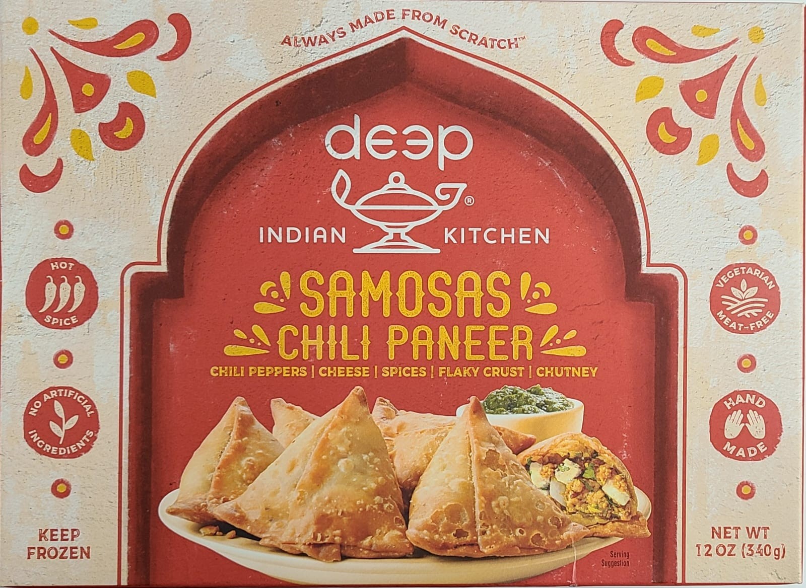 DEEP PANEER SAMOSA 12 PCS