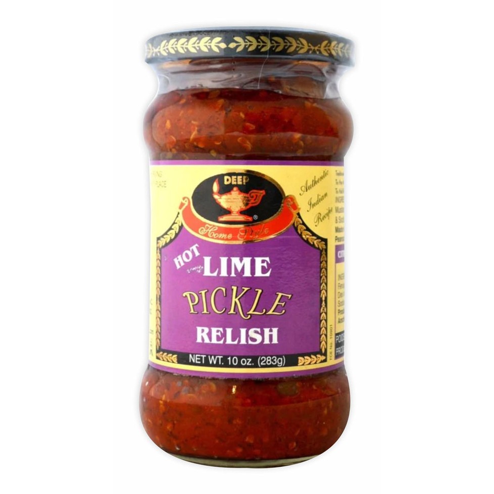 DEEP HOT LIME PICKLE RELISH 26 OZ