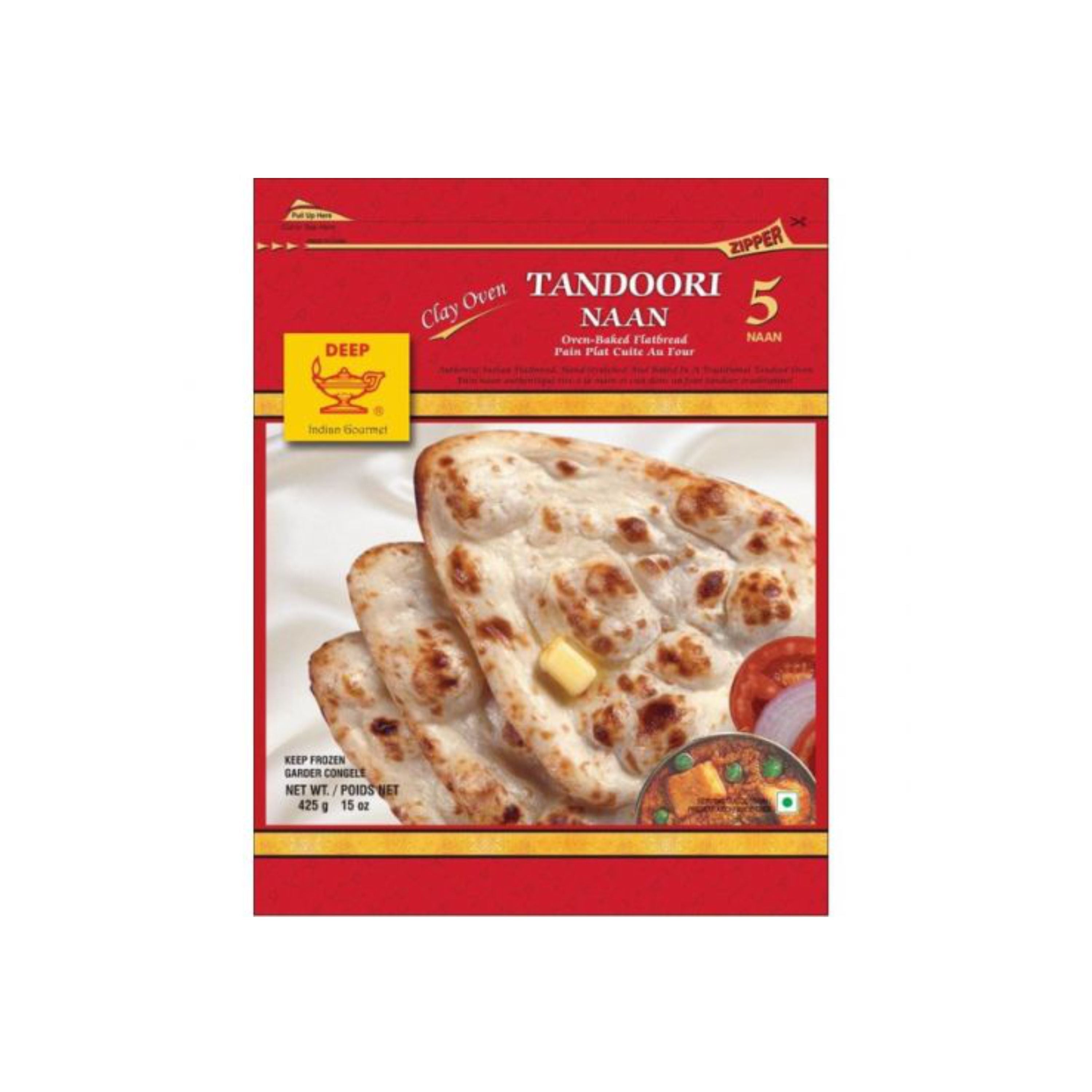 DEEP BREAD TANDOORI NAAN 5 PCS