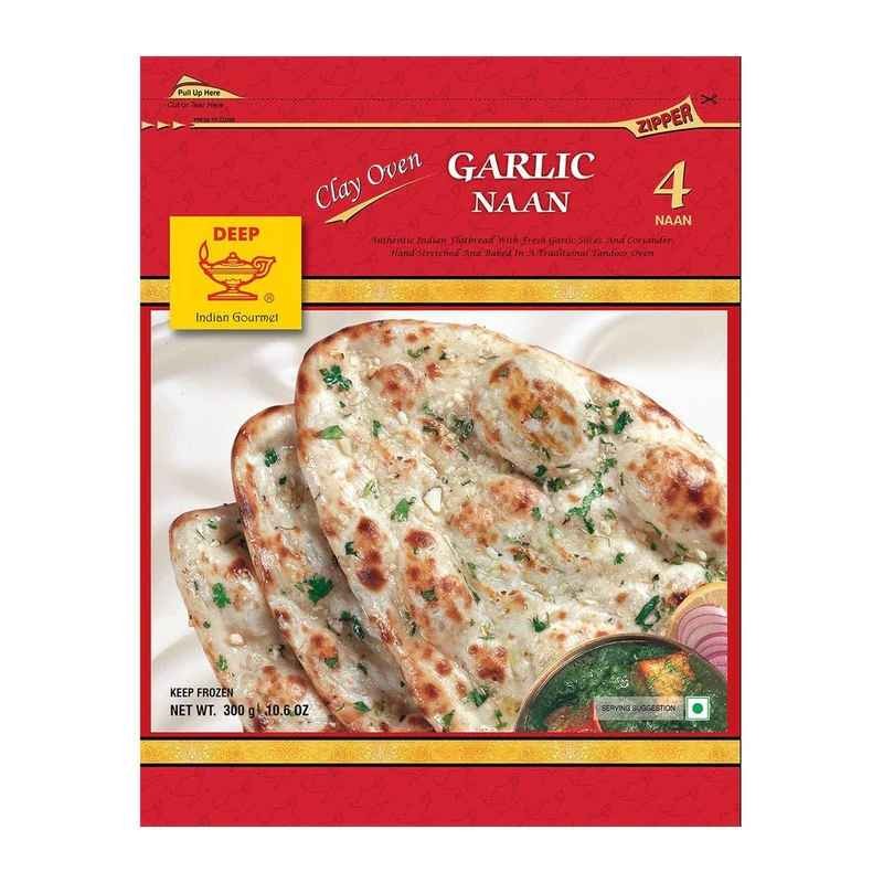 Deep Bre Garlic Naan 4 PCS