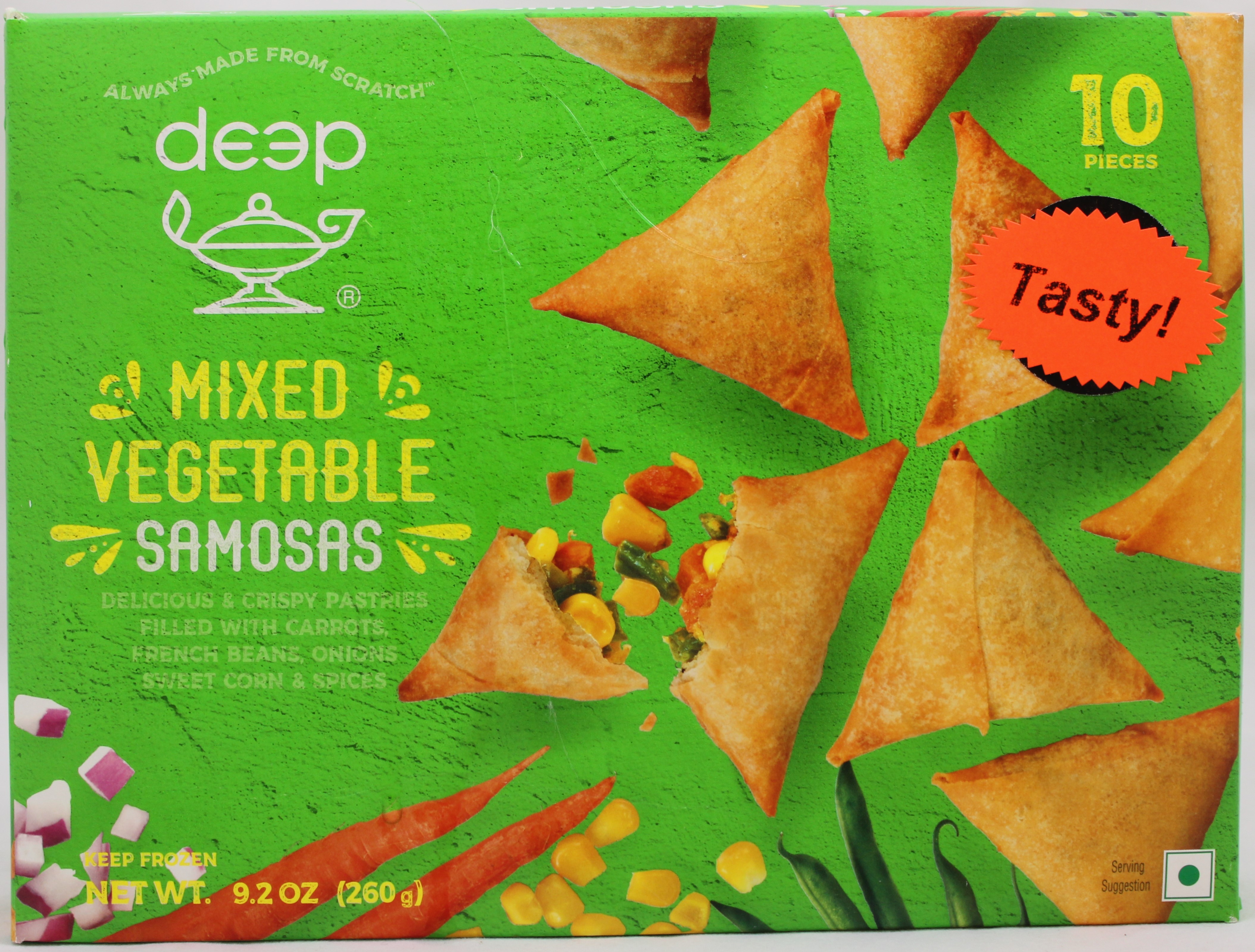 DEEP MIXED VEGETABLE SAMOSAS 0.69 Lbs