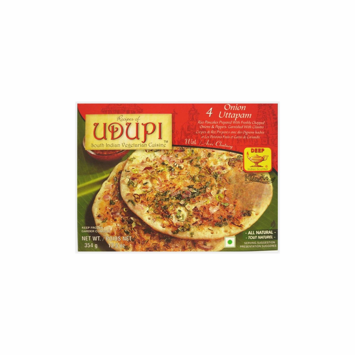 Deep 4 Onion Uttapam 354 GM