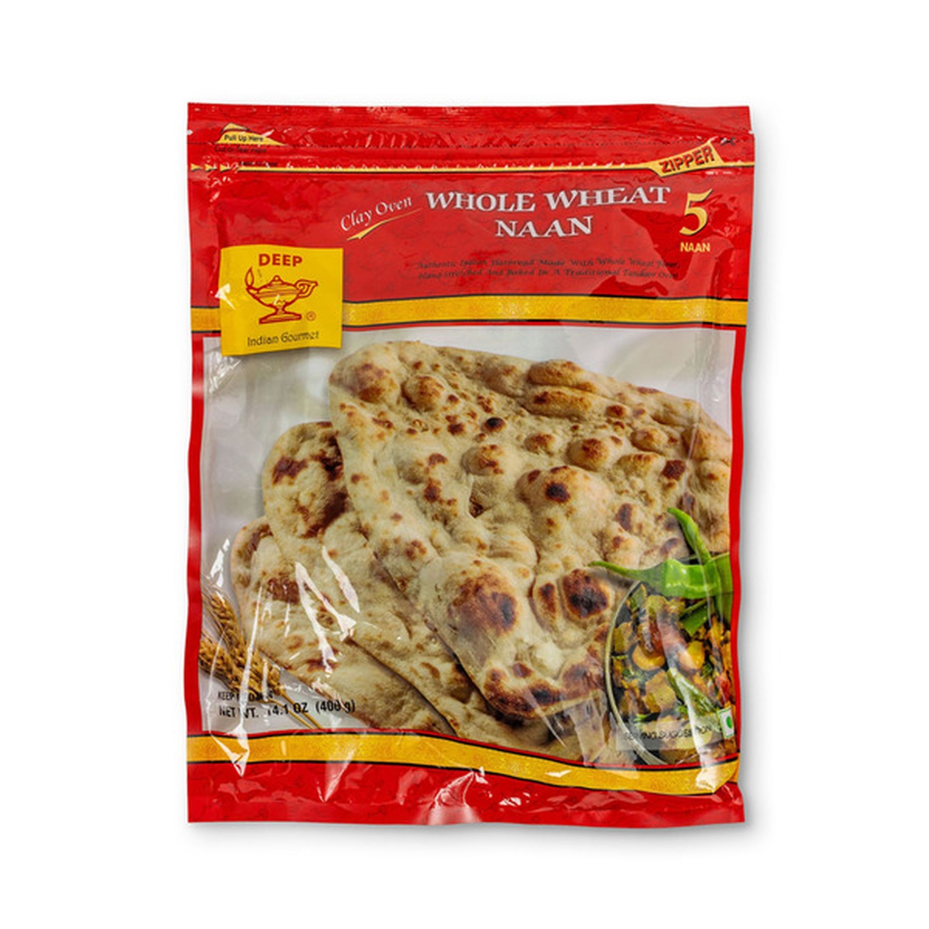 Deep Wheat Naan 14.1 OZ