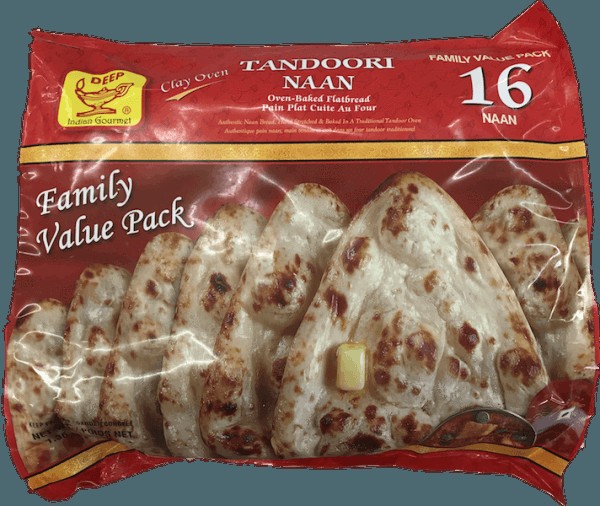 Deep Tandoori Naan 16 OZ