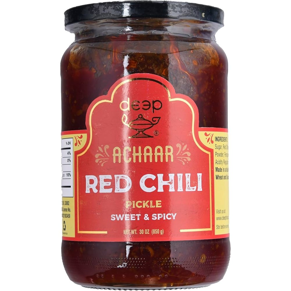 Deep Red Chili Pickle 1.88 LBS