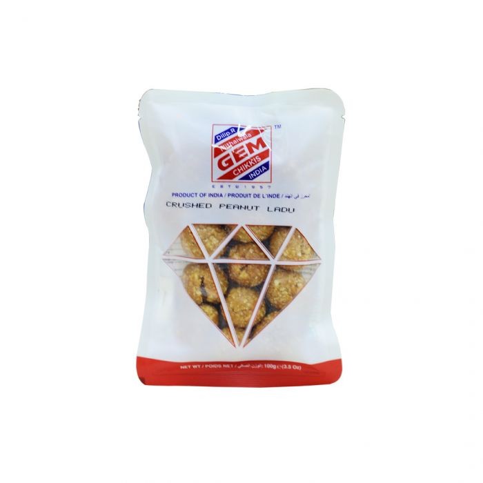 GEM CRUSHED PEANUTS CHIKKIS 7 Oz