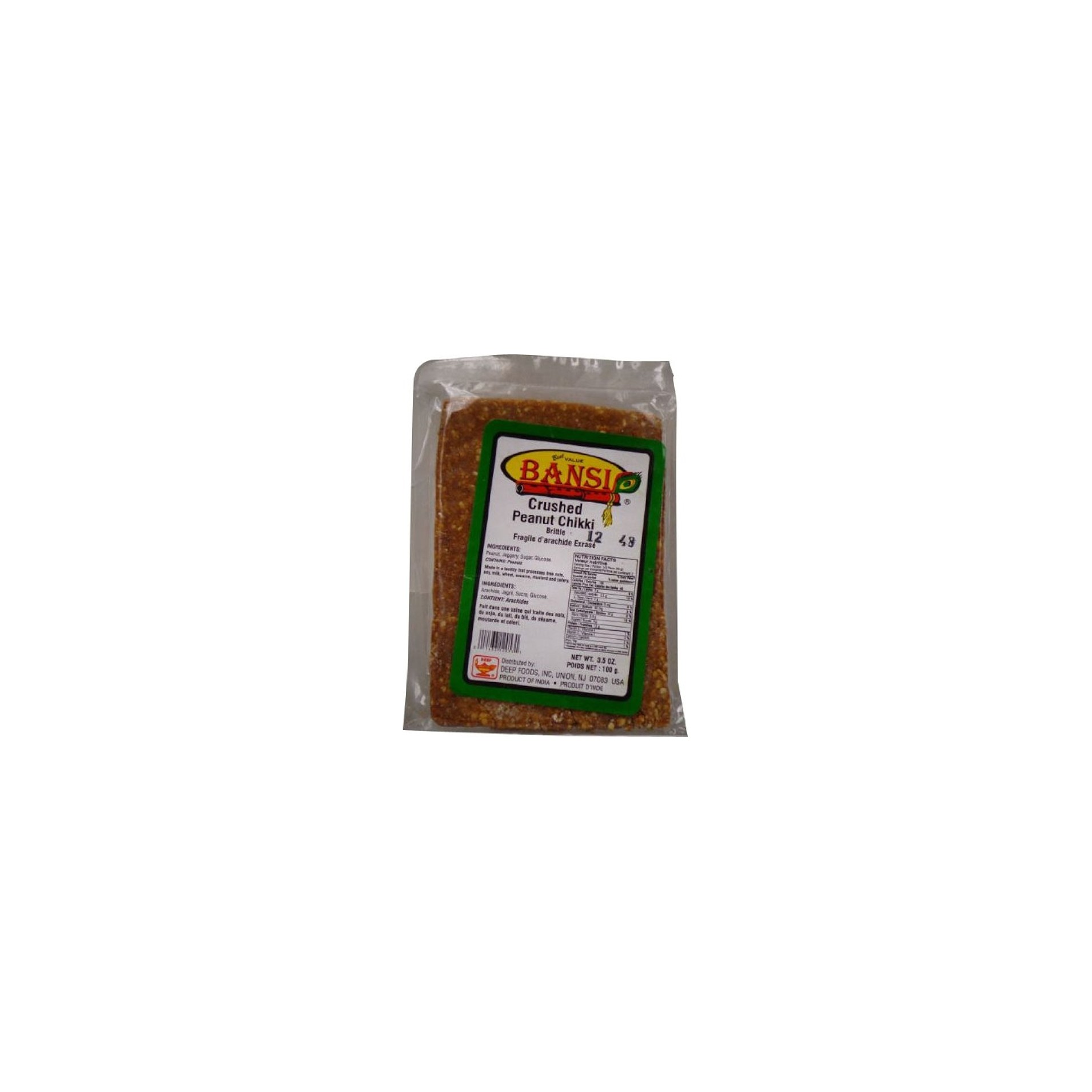BANSI CRUSHED PEANUT CHIKKI 100 GM