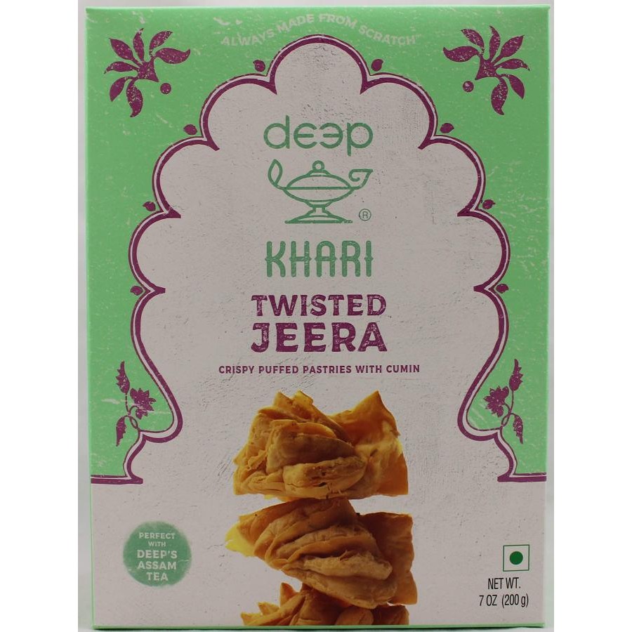 DEEP Twisted Jeera Khari Puffed Pastry 7 OZ