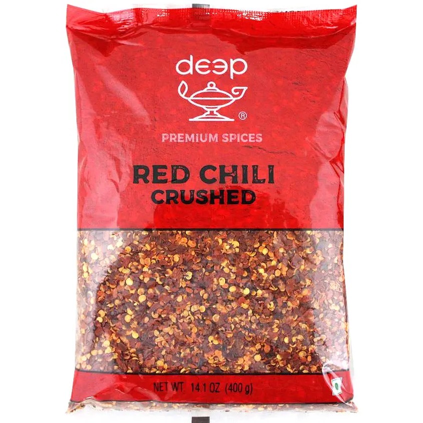 DEEP RED CHILLI CRUSHED 14 OZ