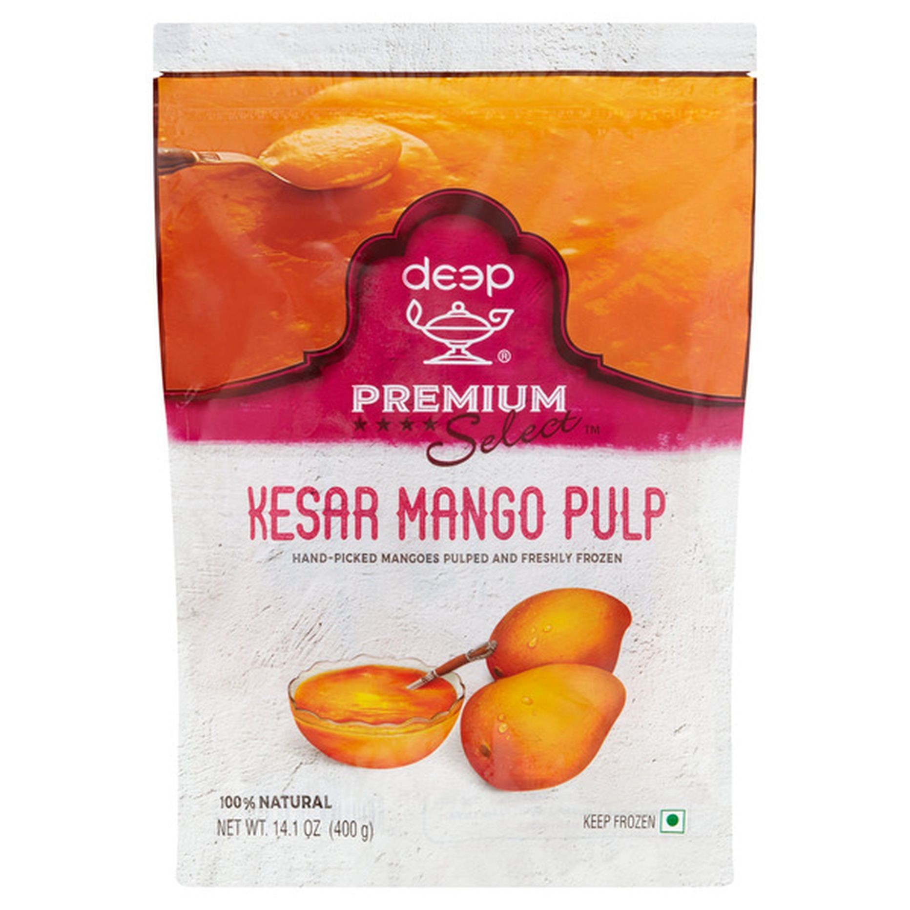 Deep Remium Select Kesar Mango Pulp 0.88 LBS
