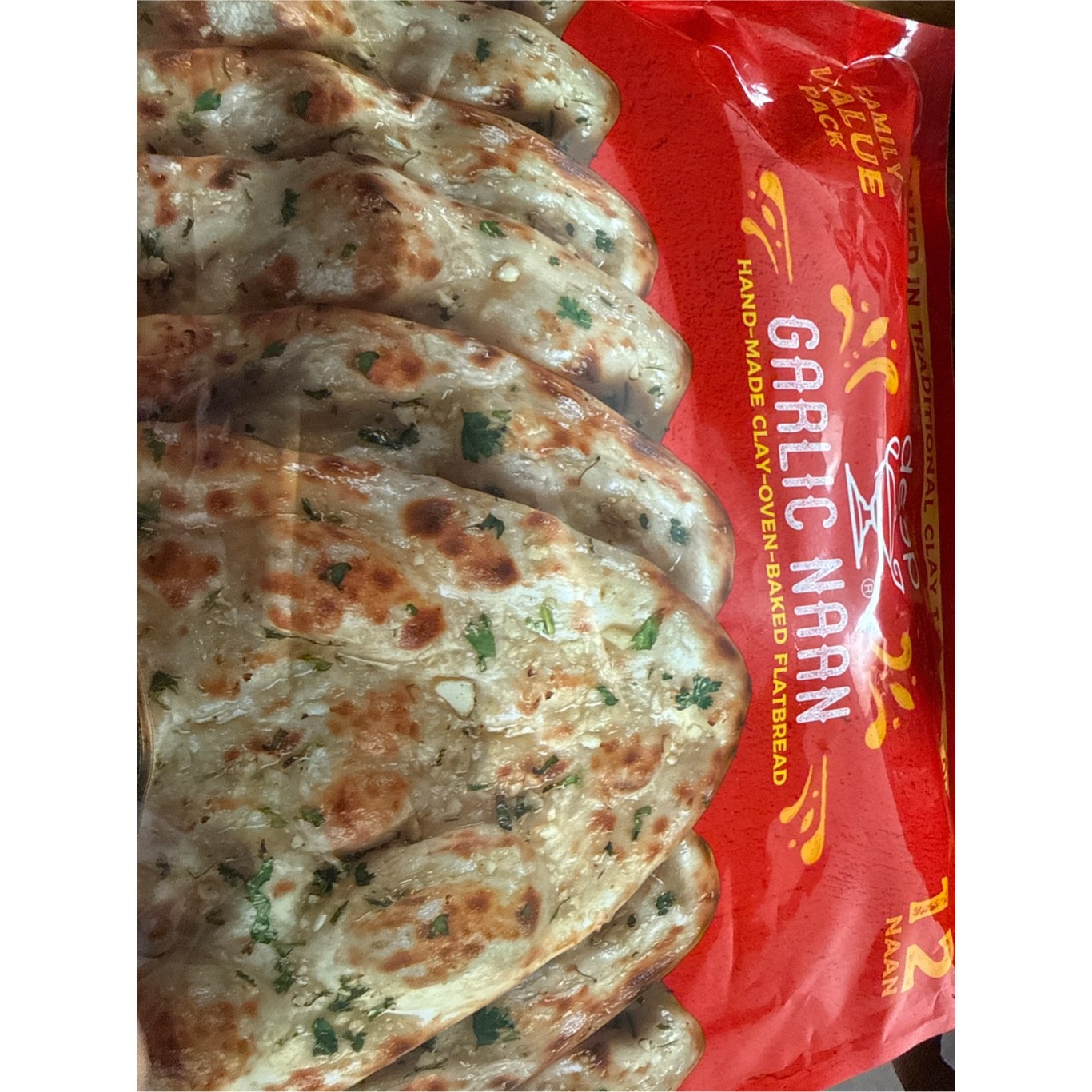 Deep Garlic Naan 31.7 OZ