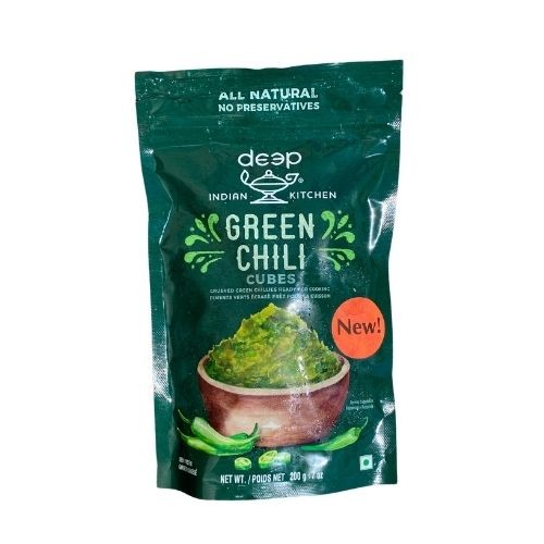 DEEP GREEN CHILLI CUBES FROZEN 7 OZ