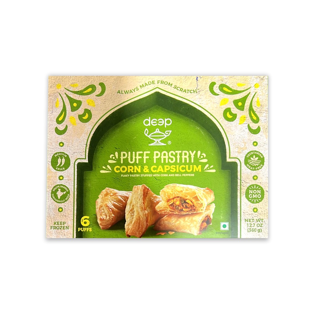 DEEP PUFF PASTRY CORN & CAPSICUM  360 GM